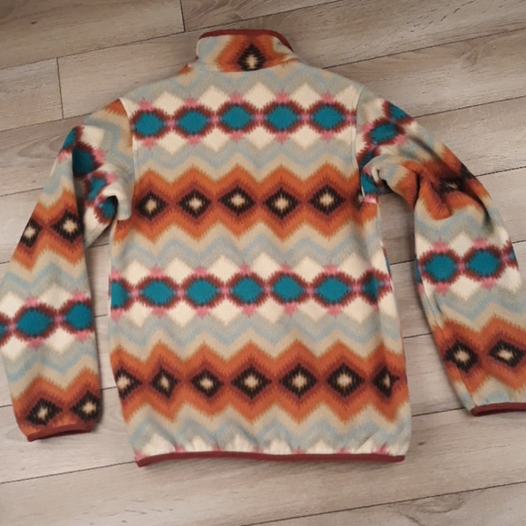 Patterned Multicolor Pullover Jacket - Picture 7 of 10